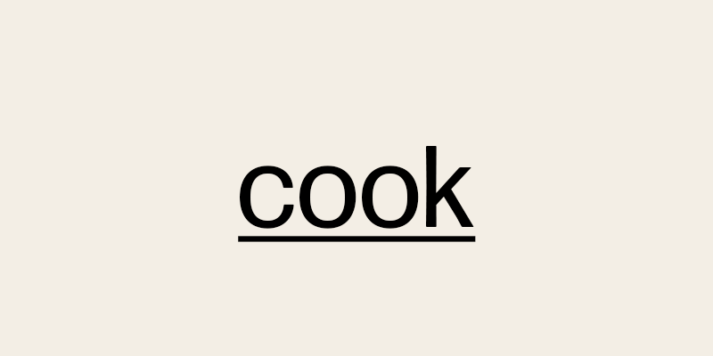 cook