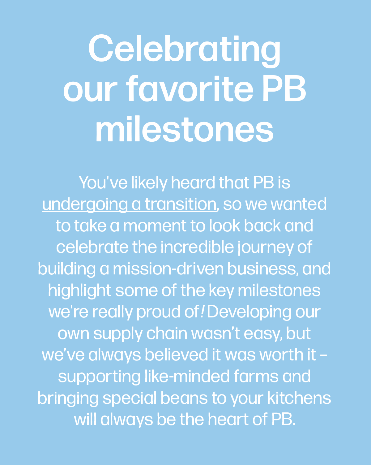 Big announcement