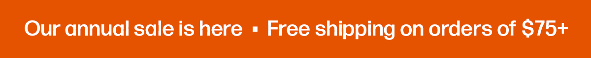 Our annual sale is here
