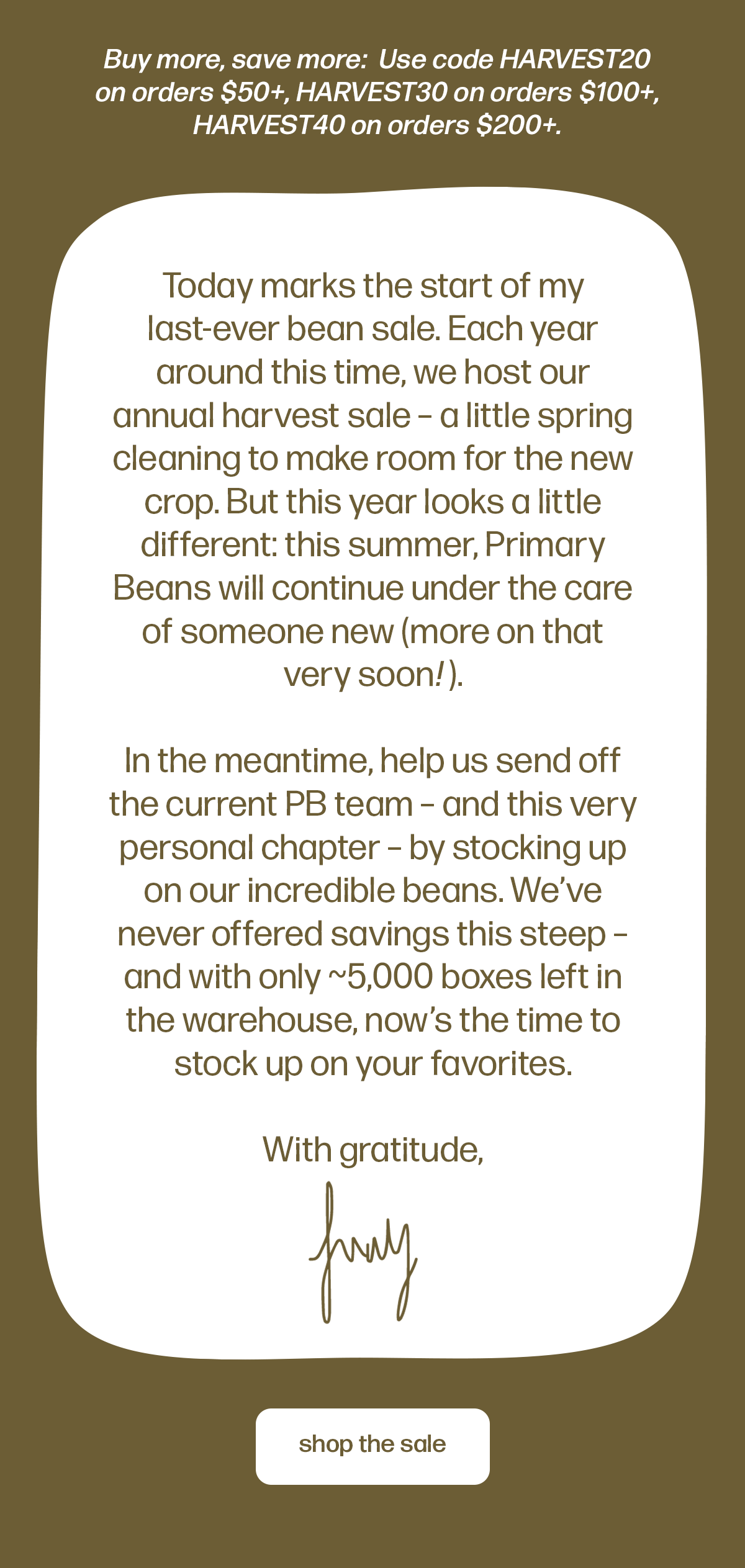 Shop the sale